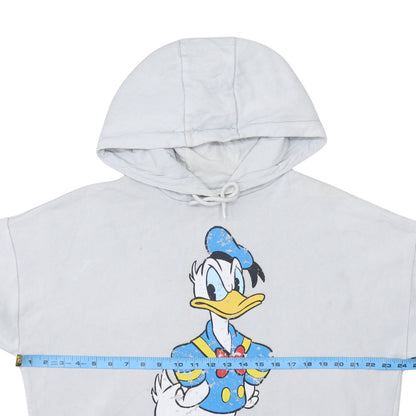 Womens UK Size S Disney Grey Pullover Hoodie