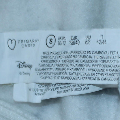 Womens UK Size 10/12 Disney White Pullover Sweatshirt
