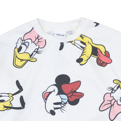 Womens UK Size 10/12 Disney White Pullover Sweatshirt