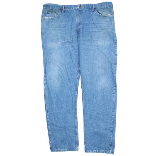Mens UK Size XL Wrangler Regular Fit Straight Blue Jeans