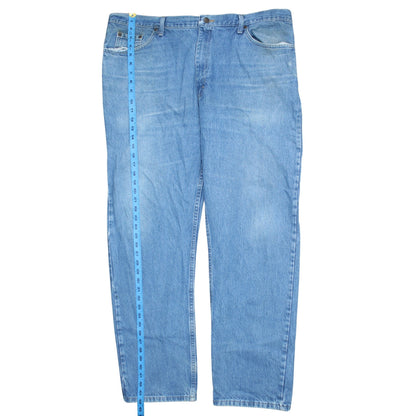 Mens UK Size XL Wrangler Regular Fit Straight Blue Jeans