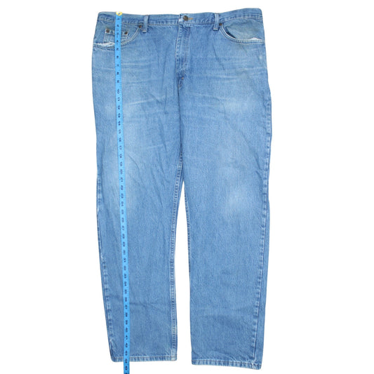 Mens UK Size XL Wrangler Regular Fit Straight Blue Jeans