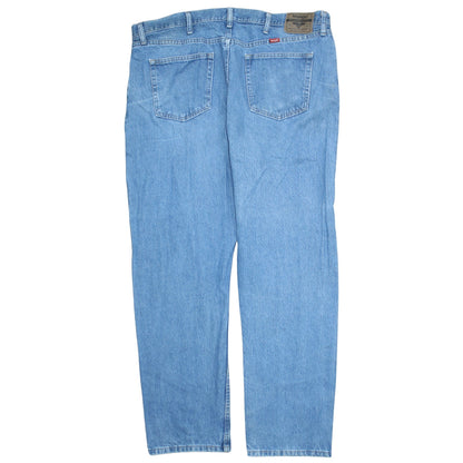 Mens UK Size XL Wrangler Regular Fit Straight Blue Jeans