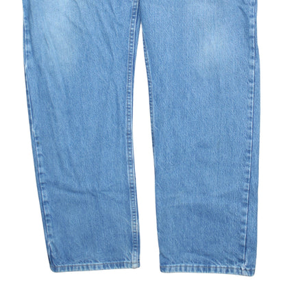 Mens UK Size XL Wrangler Regular Fit Straight Blue Jeans