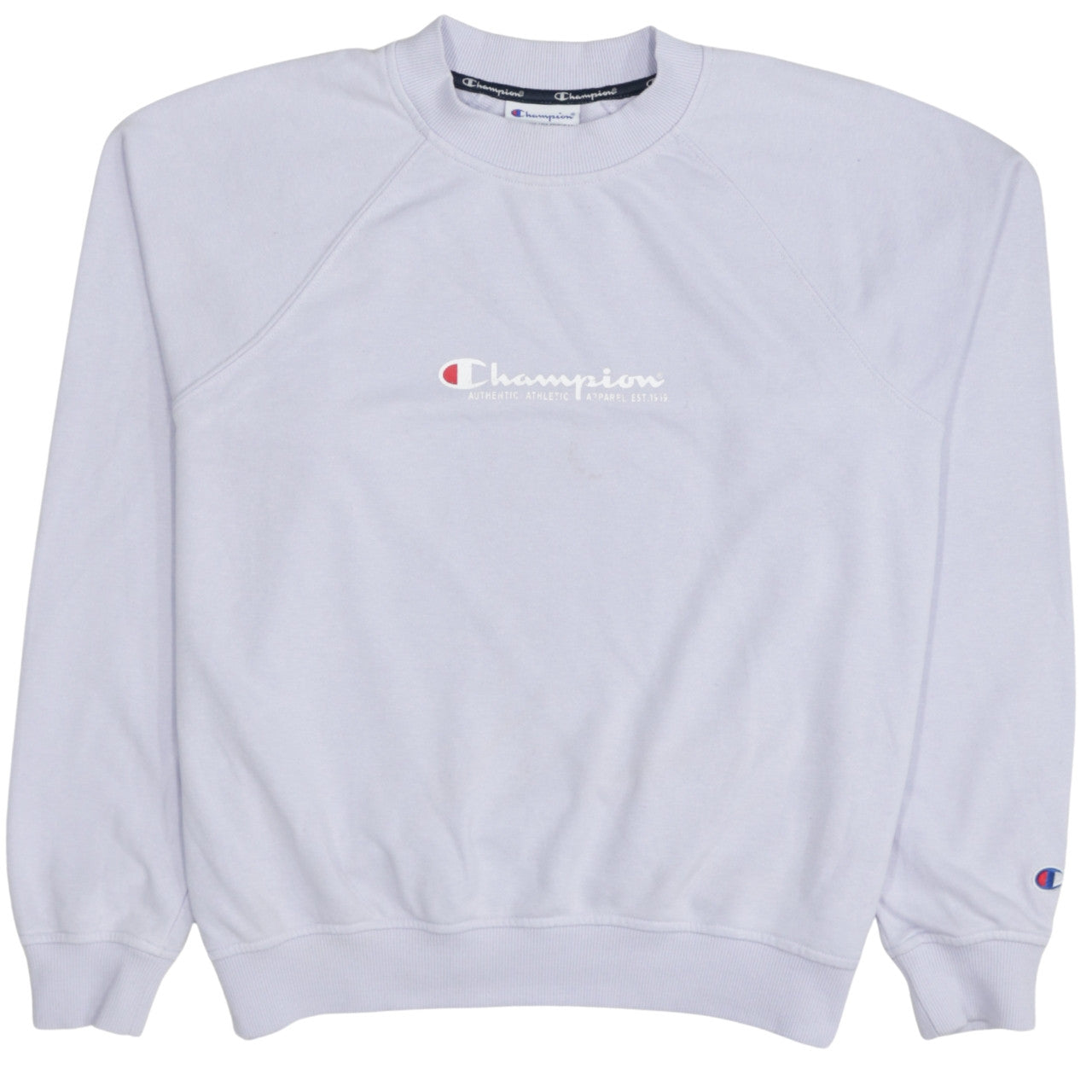 Womens UK Size S Champion White Pullover Sweatshirt