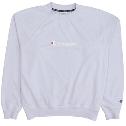 Womens UK Size S Champion White Pullover Sweatshirt