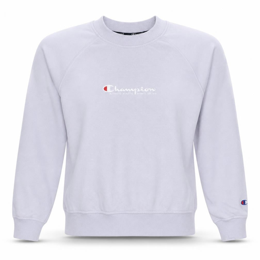 Womens UK Size S Champion White Pullover Sweatshirt
