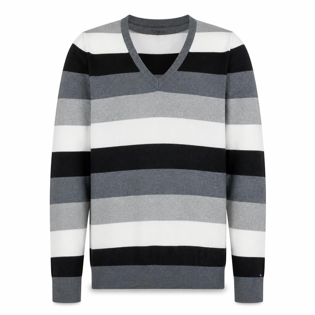 Mens UK Size L Tommy Hilfiger Multicoloured Pullover Jumper