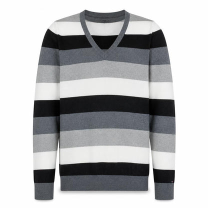 Mens UK Size L Tommy Hilfiger Multicoloured Pullover Jumper