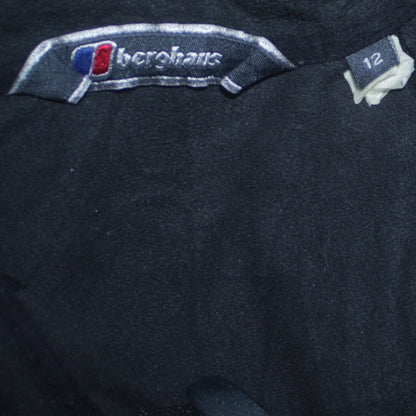 Womens UK Size 12 Berghaus Black Hiking Walking Gym & Training Jacket