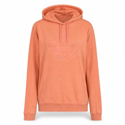 Womens UK Size S adidas Orange Pullover Hoodie