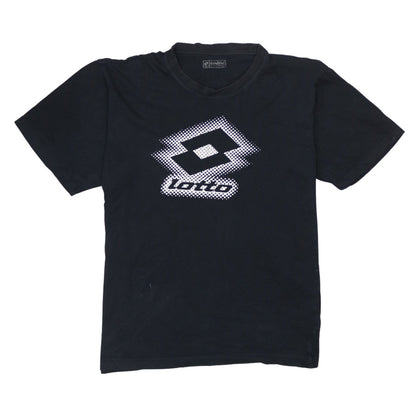 Mens UK Size XL Lotto Black  T-Shirt