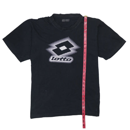 Mens UK Size XL Lotto Black  T-Shirt