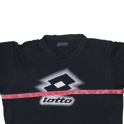 Mens UK Size XL Lotto Black  T-Shirt