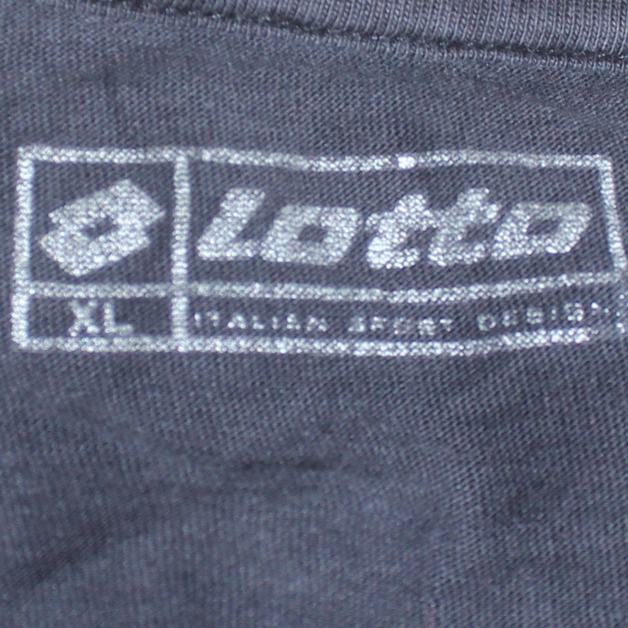 Mens UK Size XL Lotto Black  T-Shirt
