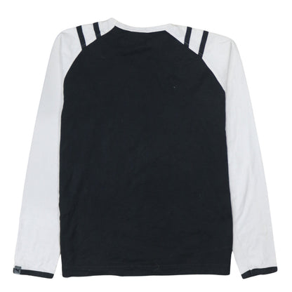 Puma Men's Black Long Sleeve Colourblock Cotton Top L
