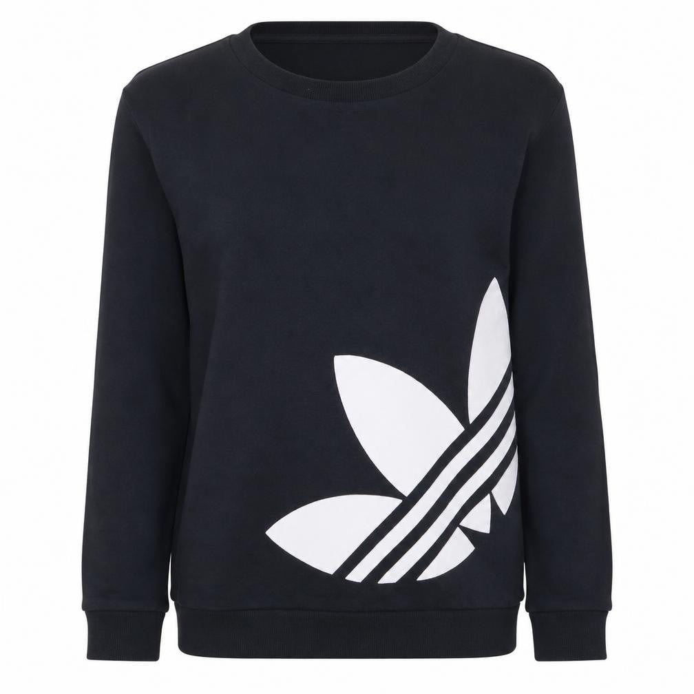 Womens UK Size XS adidas Black Pullover Sweatshirt