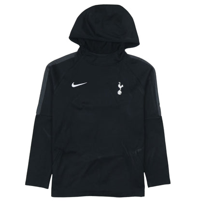 Nike Boys Black Tottenham Dri-FIT Pullover Hoodie Size L 147-158cm