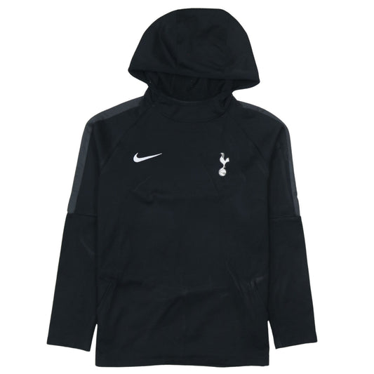 Nike Boys Black Tottenham Dri-FIT Pullover Hoodie Size L 147-158cm