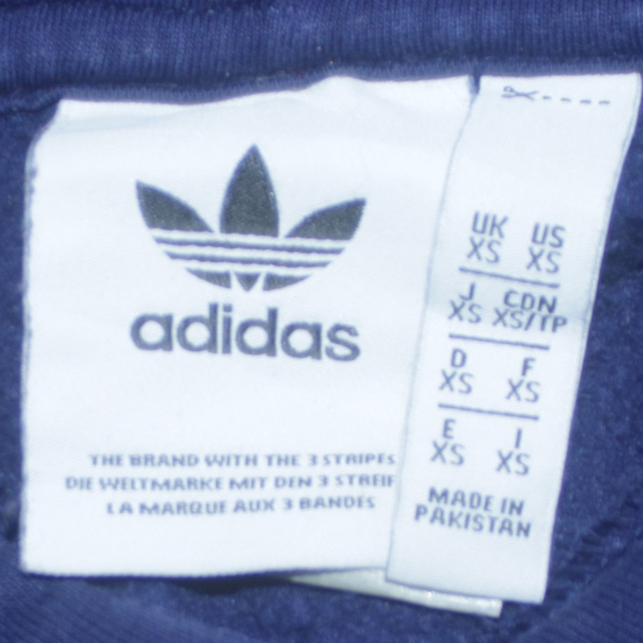 Mens UK Size XS adidas Blue Pullover Hoodie