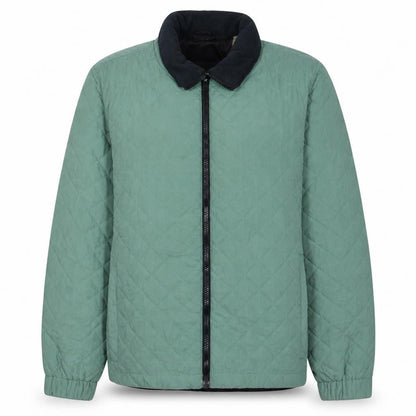 Columbia Women's Green Quilted Full Zip Mid-Length Jacket XL