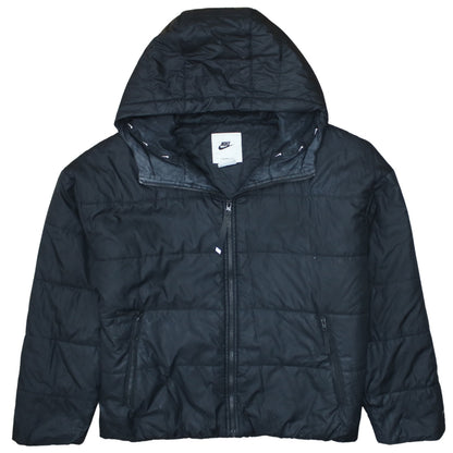 Womens UK Size L Nike Black Puffer Jacket