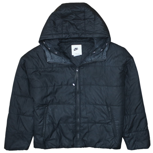 Womens UK Size L Nike Black Puffer Jacket