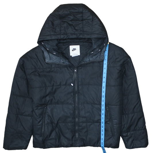 Womens UK Size L Nike Black Puffer Jacket