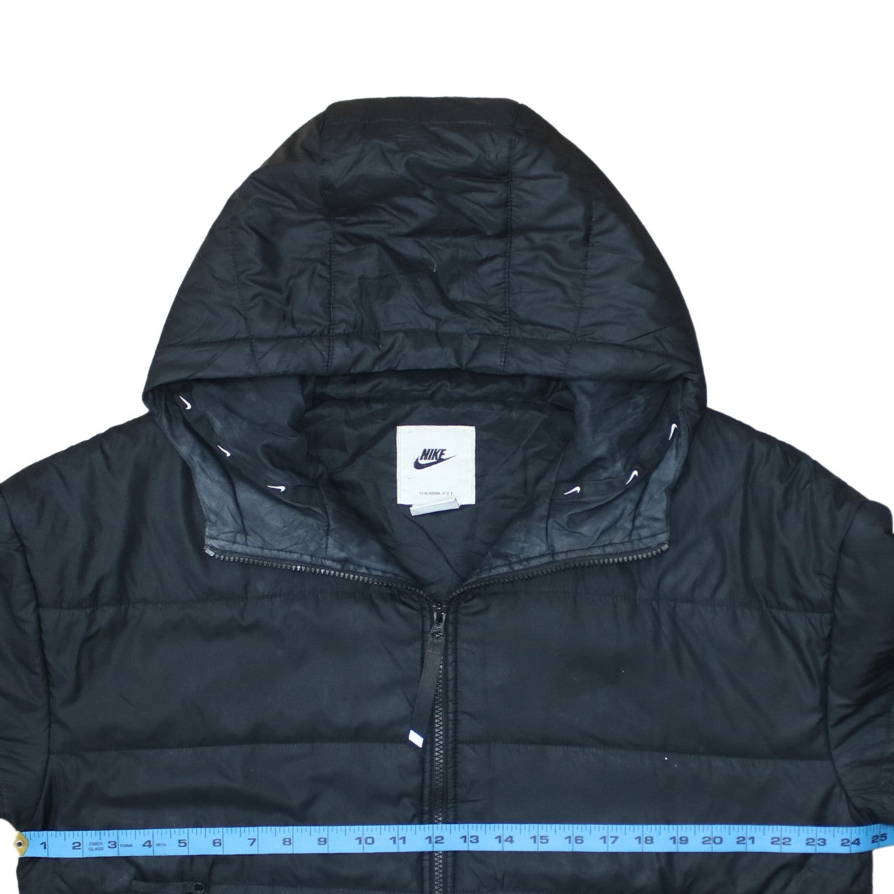 Womens UK Size L Nike Black Puffer Jacket