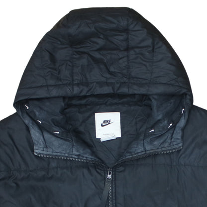 Womens UK Size L Nike Black Puffer Jacket
