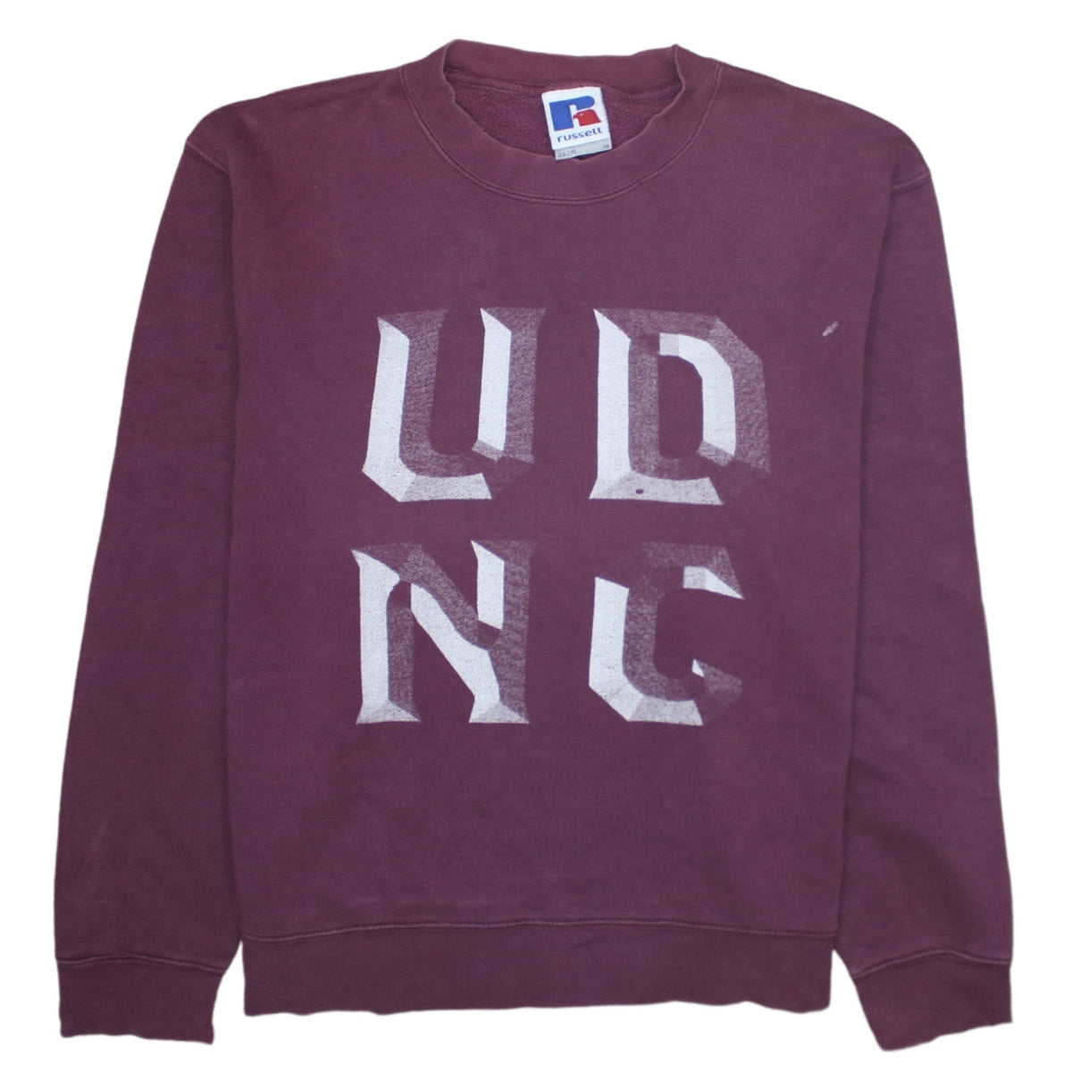 Mens UK Size M Russell Purple Pullover Sweatshirt