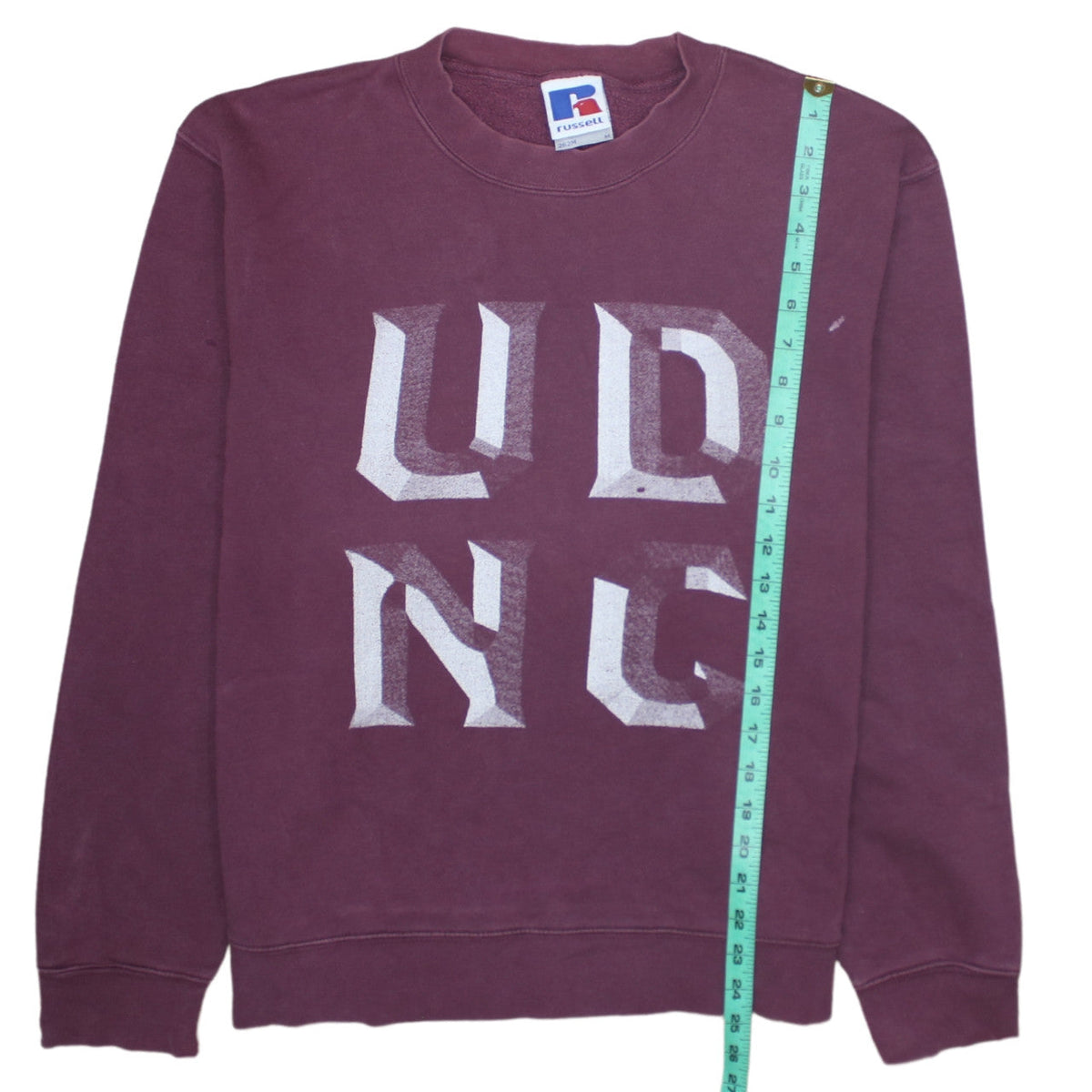 Mens UK Size M Russell Purple Pullover Sweatshirt