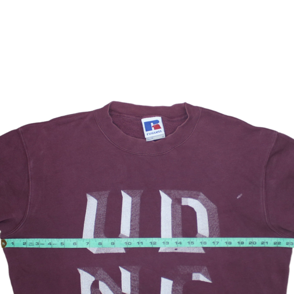 Mens UK Size M Russell Purple Pullover Sweatshirt
