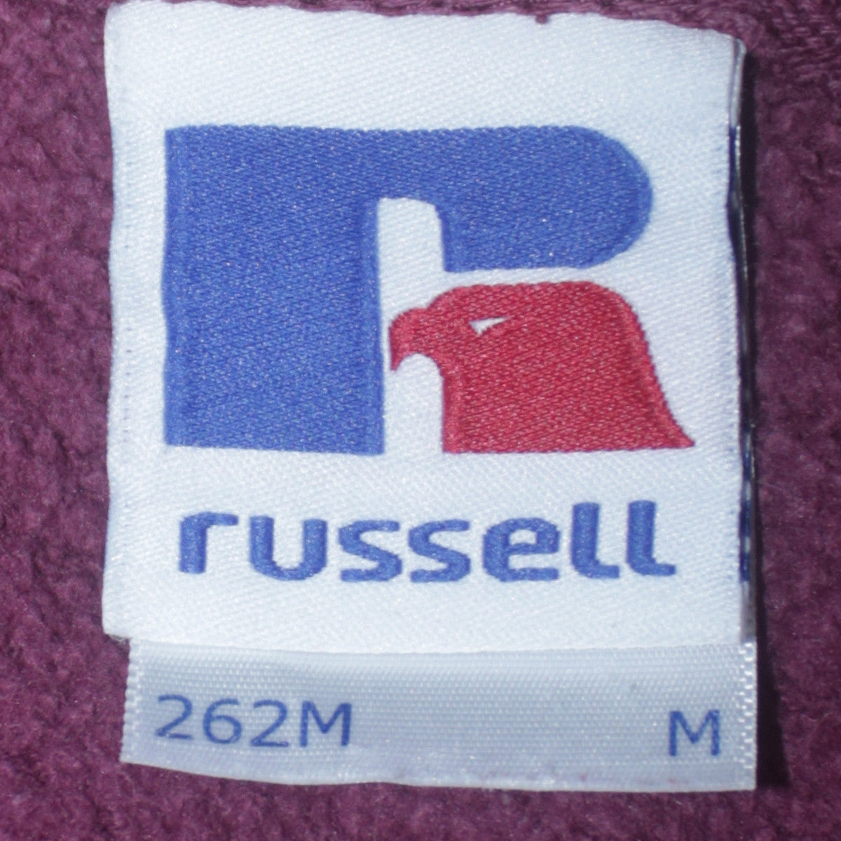 Mens UK Size M Russell Purple Pullover Sweatshirt