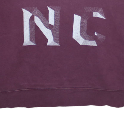 Mens UK Size M Russell Purple Pullover Sweatshirt