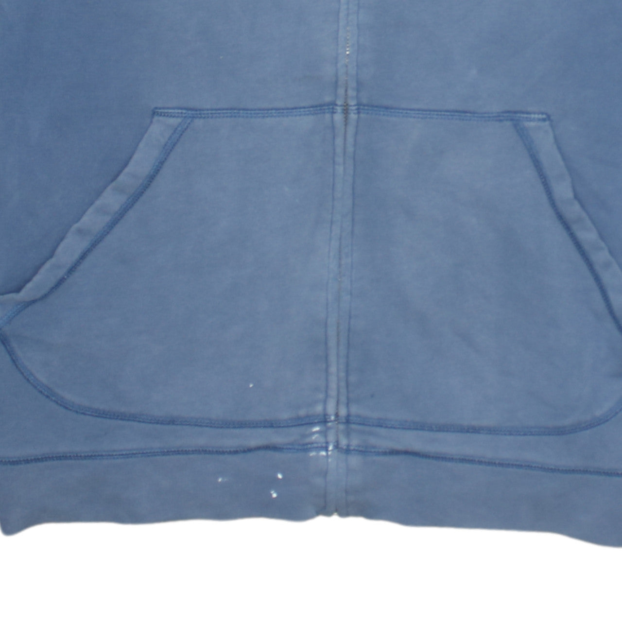 Mens UK Size L Tommy Jeans Blue Full Zip Hoodie