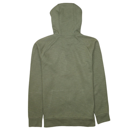 Mens UK Size M Nike Green Full Zip Hoodie