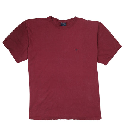 Mens UK Size L Tommy Hilfiger Red  T-Shirt