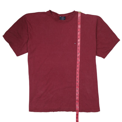 Mens UK Size L Tommy Hilfiger Red  T-Shirt