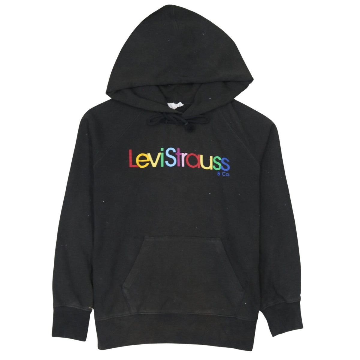 Mens UK Size S Levi's Black Pullover Hoodie