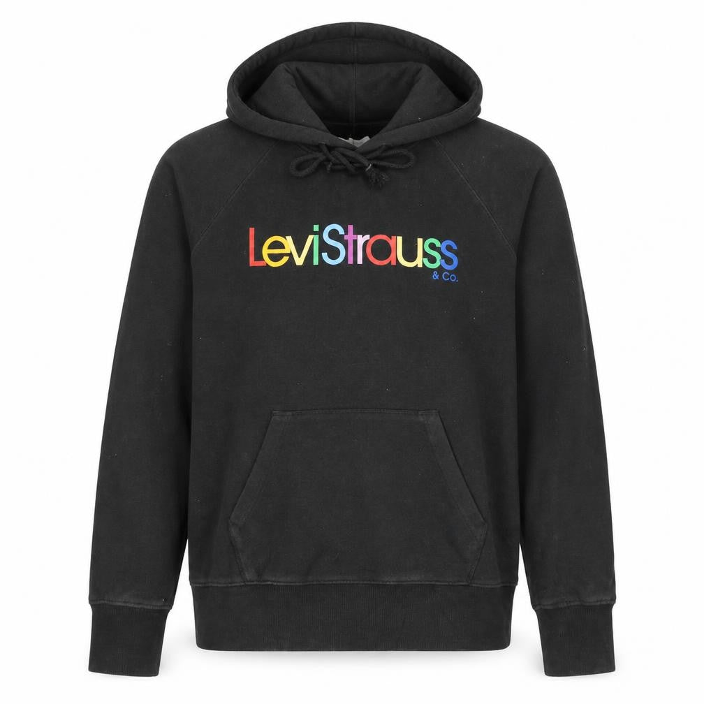 Mens UK Size S Levi's Black Pullover Hoodie