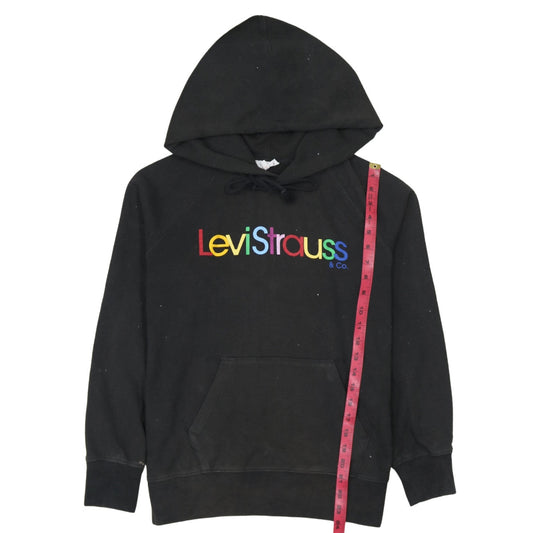 Mens UK Size S Levi's Black Pullover Hoodie