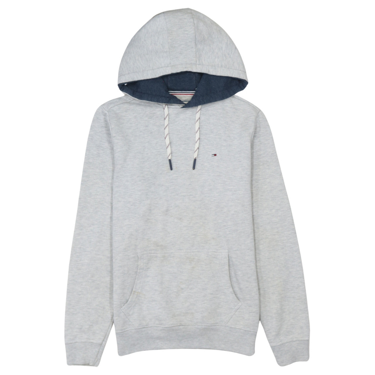 Mens UK Size S Tommy Hilfiger Grey Pullover Hoodie