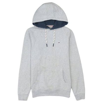 Mens UK Size S Tommy Hilfiger Grey Pullover Hoodie
