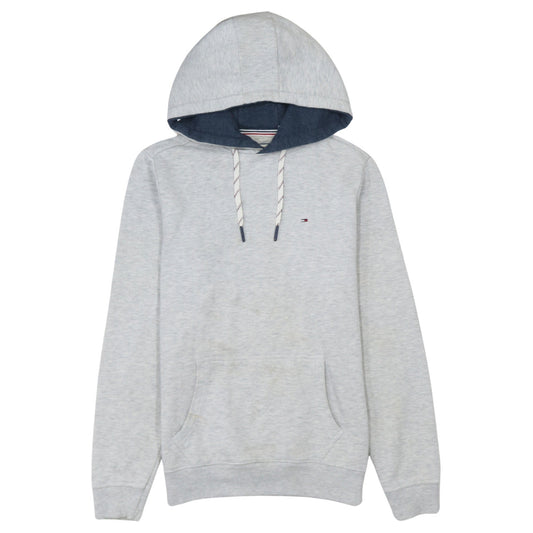 Mens UK Size S Tommy Hilfiger Grey Pullover Hoodie
