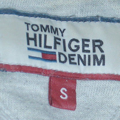 Mens UK Size S Tommy Hilfiger Grey Pullover Hoodie
