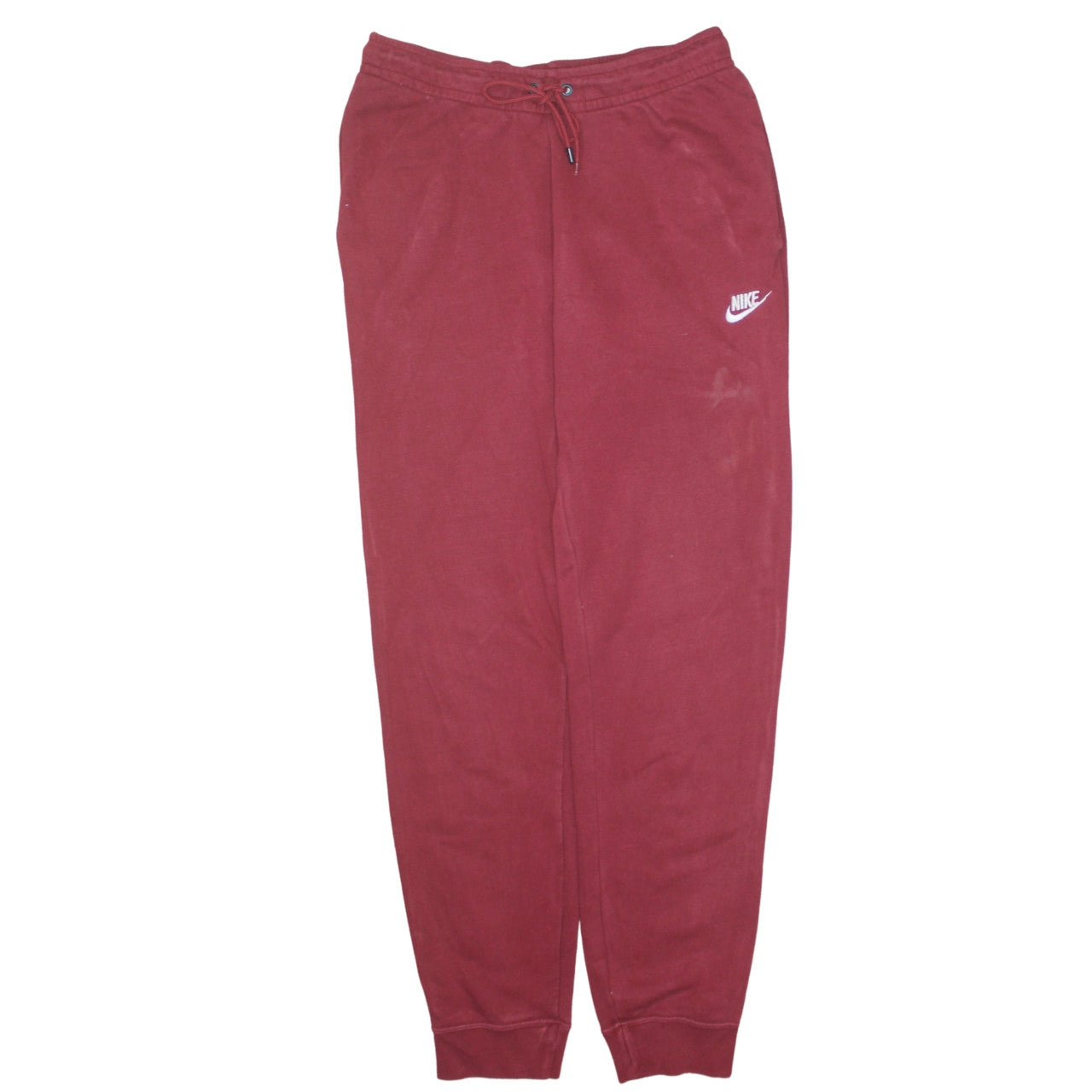 Womens UK Size S Nike Regular Fit Jogger Red Trousers