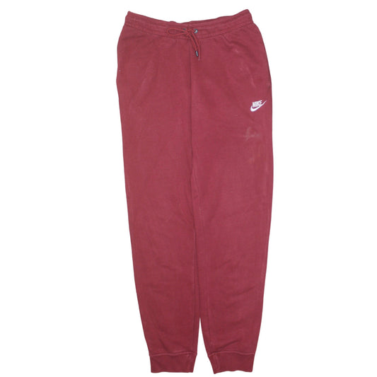 Womens UK Size S Nike Regular Fit Jogger Red Trousers