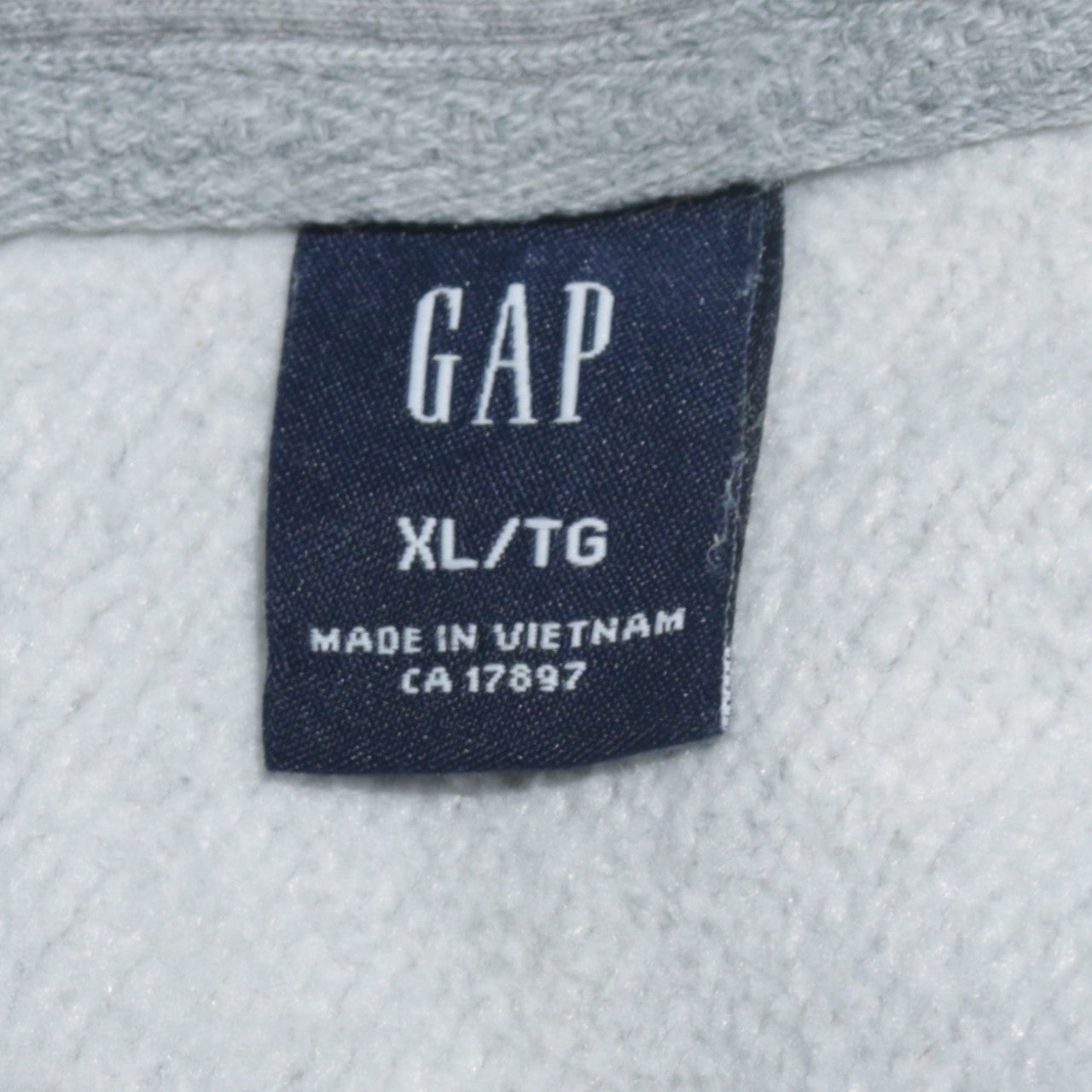 Mens UK Size XL Gap Grey Pullover Hoodie