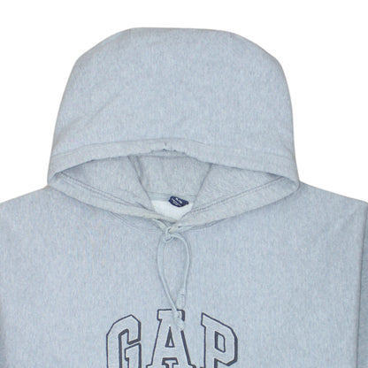 Mens UK Size XL Gap Grey Pullover Hoodie